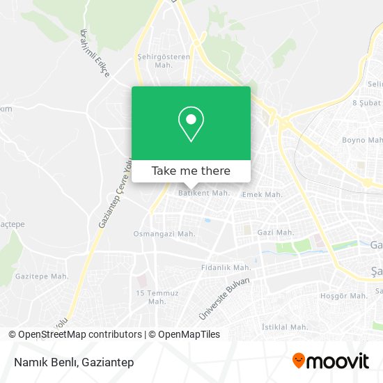 Namık Benlı map