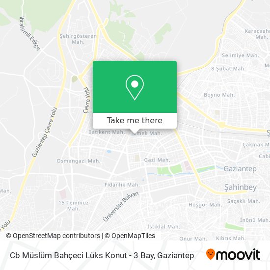 Cb Müslüm Bahçeci Lüks Konut - 3 Bay map