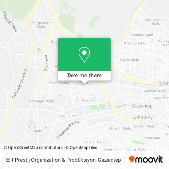 Elit Prestij Organization & Prodüksiyon map