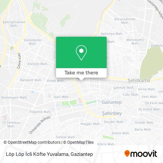 Löp Löp İcli Köfte Yuvalama map