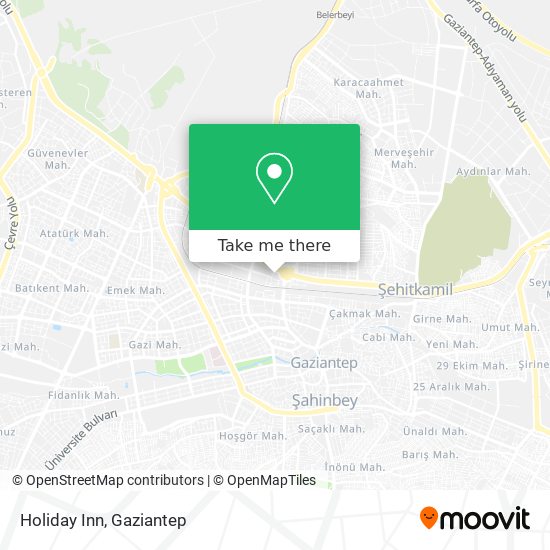 Holiday Inn map