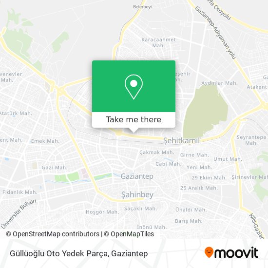 Güllüoğlu Oto Yedek Parça map