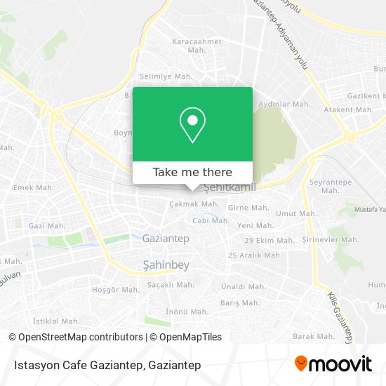 Istasyon Cafe Gaziantep map