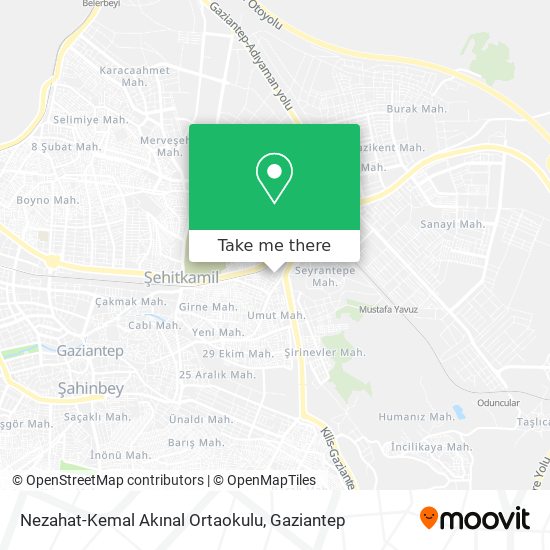 Nezahat-Kemal Akınal Ortaokulu map