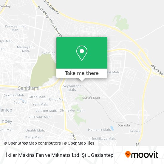İkiler Makina Fan ve Mıknatıs Ltd. Şti. map