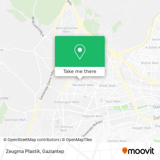 Zeugma Plastik map