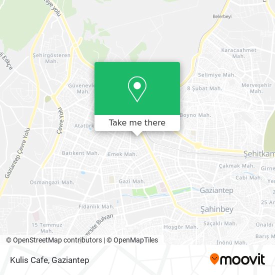 Kulis Cafe map