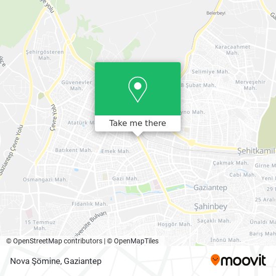 Nova Şömine map