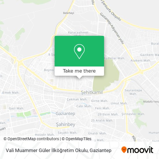 Vali Muammer Güler İlköğretim Okulu map