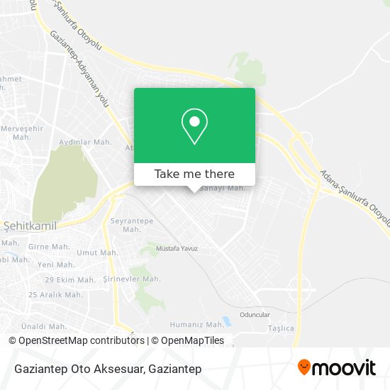 Gaziantep Oto Aksesuar map