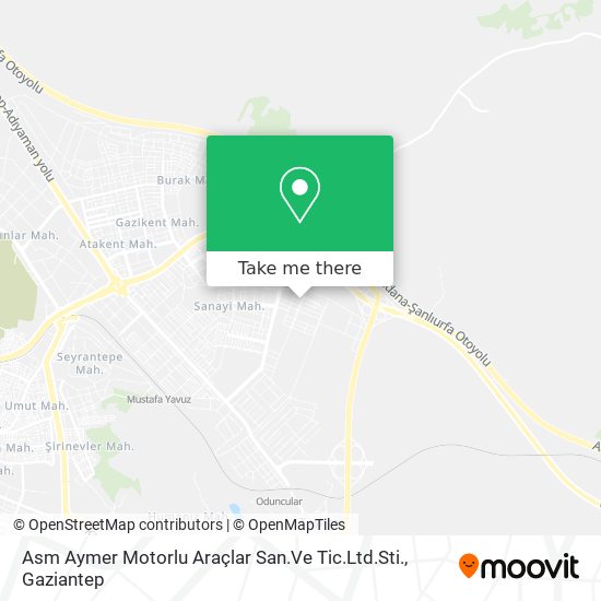 Asm Aymer Motorlu Araçlar San.Ve Tic.Ltd.Sti. map