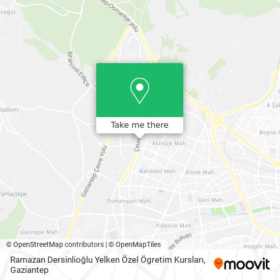 Ramazan Dersinlioğlu Yelken Özel Ögretim Kursları map