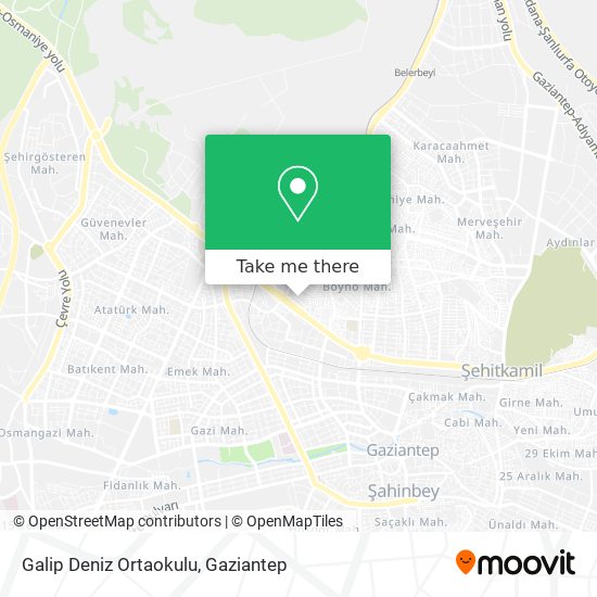 Galip Deniz Ortaokulu map