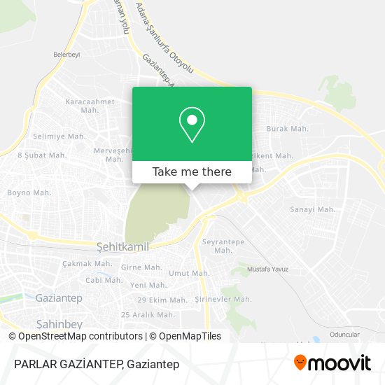 PARLAR GAZİANTEP map