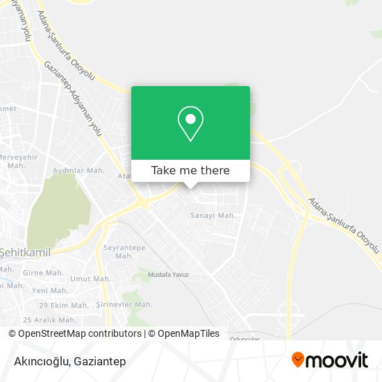 Akıncıoğlu map