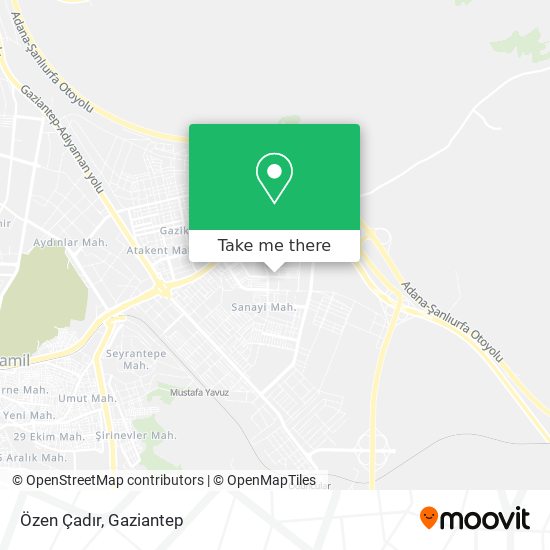Özen Çadır map
