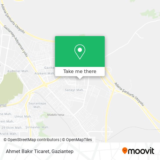 Ahmet Bakır Ticaret map