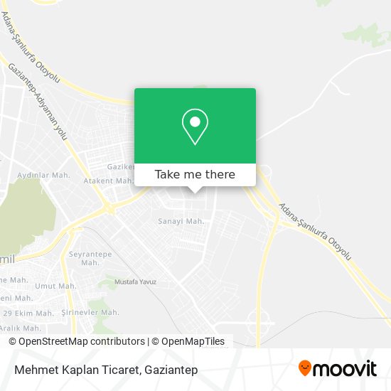 Mehmet Kaplan Ticaret map
