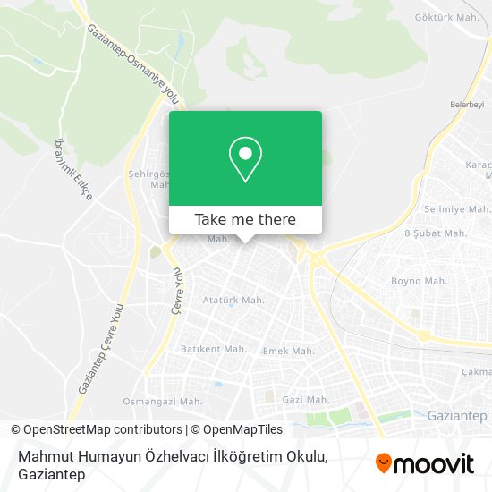 Mahmut Humayun Özhelvacı İlköğretim Okulu map
