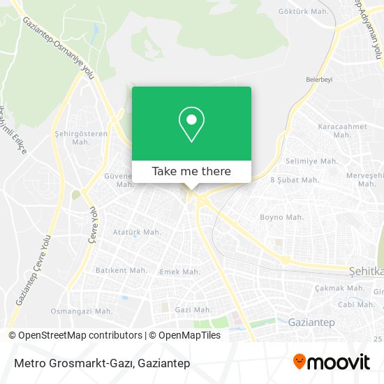 Metro Grosmarkt-Gazı map