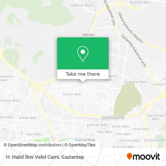H. Halid İbni Velid Cami map