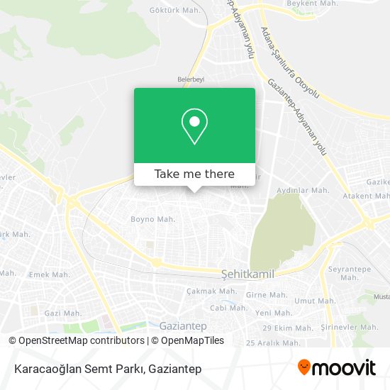Karacaoğlan Semt Parkı map