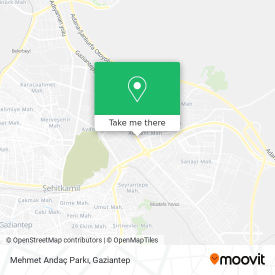 Mehmet Andaç Parkı map