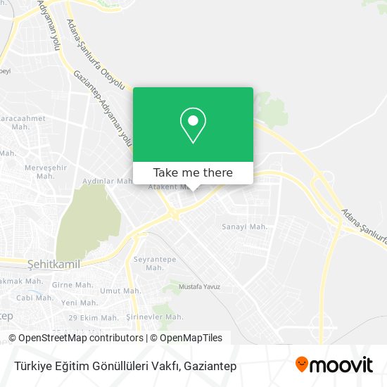 Türkiye Eğitim Gönüllüleri Vakfı map