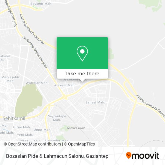 Bozaslan Pide & Lahmacun Salonu map