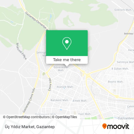 Üç Yıldız Market map