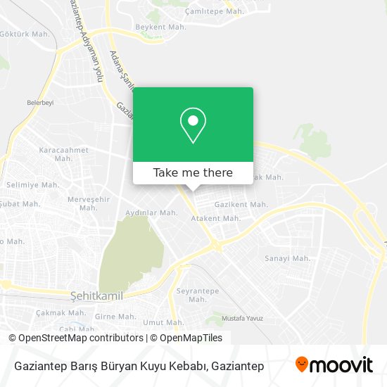 Gaziantep Barış Büryan Kuyu Kebabı map