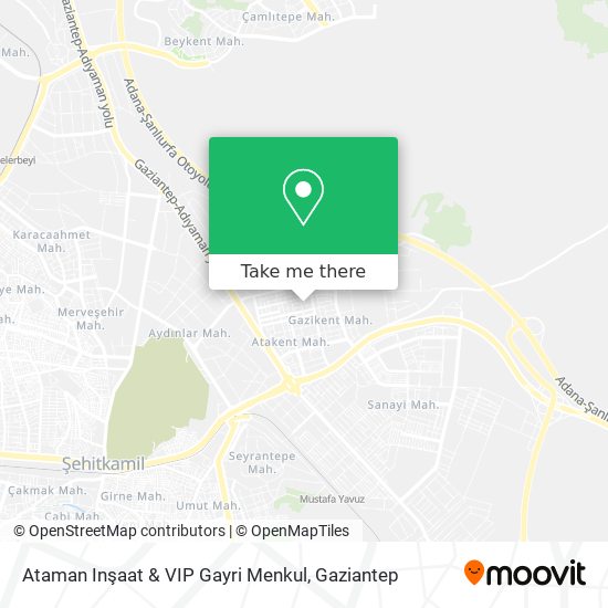 Ataman Inşaat & VIP Gayri Menkul map