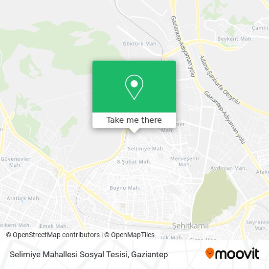 Selimiye Mahallesi Sosyal Tesisi map