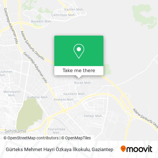 Gürteks Mehmet Hayri Özkaya İlkokulu map
