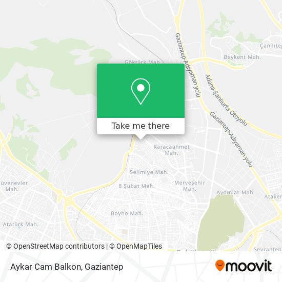 Aykar Cam Balkon map