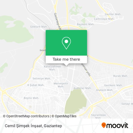 Cemil Şimşek İnşaat map