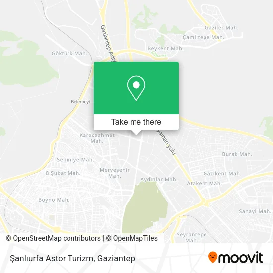 Şanlıurfa Astor Turizm map