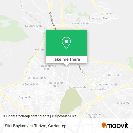 Siirt Baykan Jet Turizm map