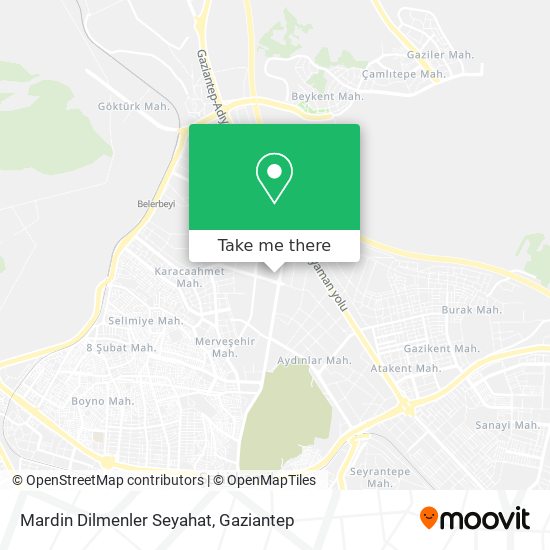 Mardin Dilmenler Seyahat map