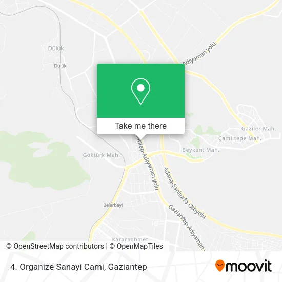 4. Organize Sanayi Cami map