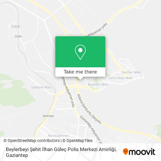 Beylerbeyi Şehit İlhan Güleç Polis Merkezi Amirliği map