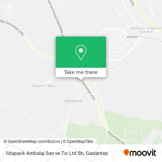 Ildapack Ambalaj San ve Tıc Ltd Stı map