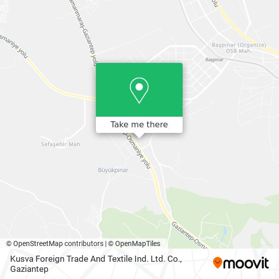 Kusva Foreign Trade And Textile Ind. Ltd. Co. map