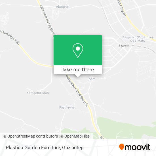 Plastico Garden Furniture map