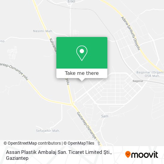 Assan Plastik Ambalaj San. Ticaret Limited Şti. map