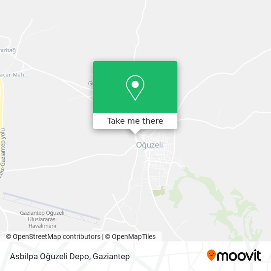 Asbilpa Oğuzeli Depo map