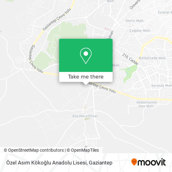 Özel Asım Kökoğlu Anadolu Lisesi map
