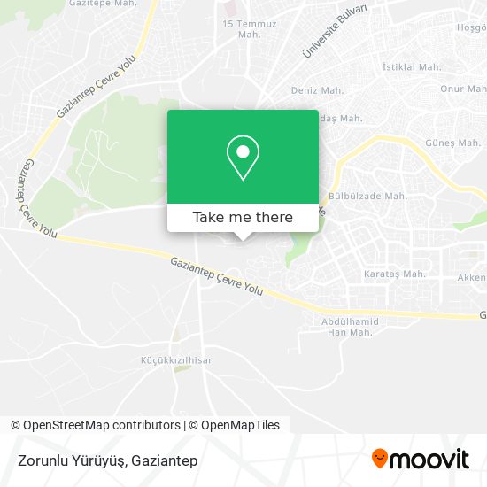 Zorunlu Yürüyüş map