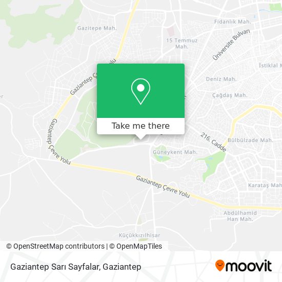 Gaziantep Sarı Sayfalar map