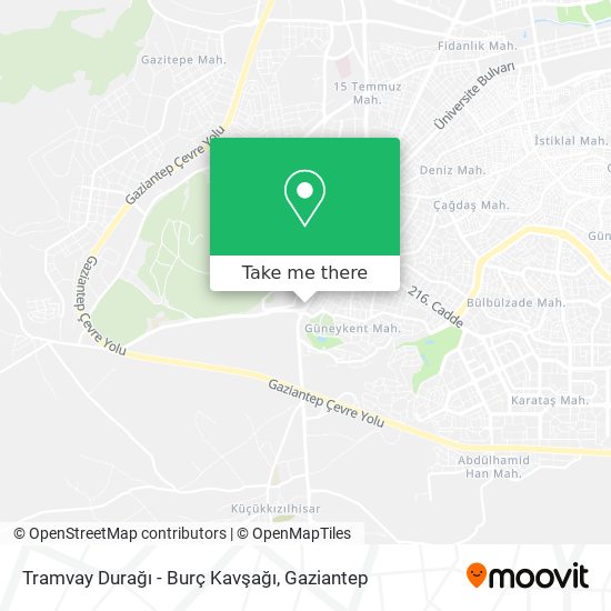 Tramvay Durağı - Burç Kavşağı map